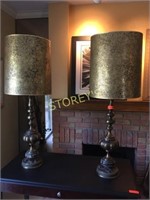 Pair of Table Lamps - 46"