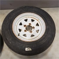 5 Bolt 14" Trailer Tire