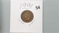 1906 Indian Head Cent rd1054