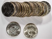 Roll of 1973-S Unc. Eisenhower Silver Dollars.