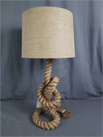 Pier table rope lamp 31" tall