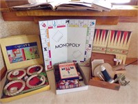 "QUOITS", MONOPOLY & OTHER VINTAGE GAMES