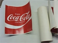 10 Coca-Cola Decals, 9" x 9"