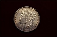 1889 Morgan Silver Dollar toning BU