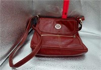 Relic by Fossil Brown Faux Leather Crossbody