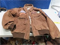 Deerskin szXL Mens Jacket w/ Law Patches