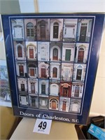 Framed Charleston Doors Artwork (R1)