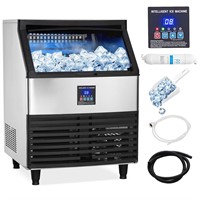 Commercial Ice Maker  300LBS/24H  26 W  100LBS Bin