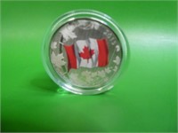 2015  Canadian $25.00 Fine .9999 Silver Coloured