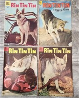 Vintage Rin Tin Tin Comic Books!  .10 Cent Cover