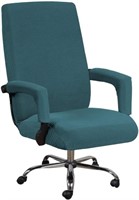 H.VERSAILTEX Office Chair Cover-DEEP TEAL
