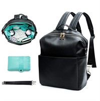 Mominside Diaper Bag Backpack-BLACK