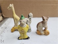 Vintage Mini Circus Animal Figurines Japan