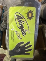 Ninya M Coated Rubber Gloves, 18 pairs NEW