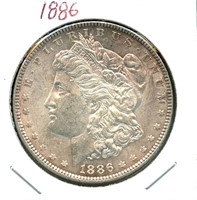 1886 Morgan Silver Dollar