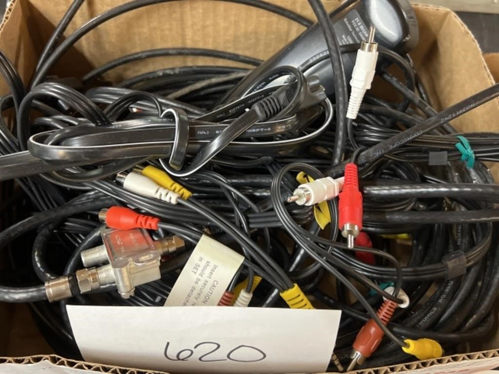 Lot of electrical cords