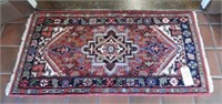 Lot #3375 - (2) Wool Pile hand knotted rugs