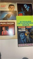 6 Albums Johnny Cash Owens Jones