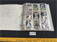 Binder of Baseball Cards