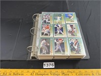 Binder of Baseball Cards