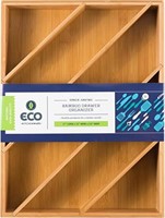 Eco Kitchenware Diagonal Space Saving Bamboo