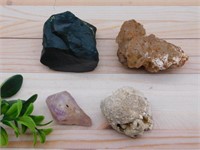 MIXED ROUGH LOT ROCK STONE LAPIDARY SPECIMEN