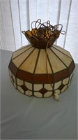 stained glass hanging lamp