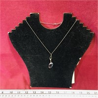 Magnolia Sterling Silver Necklace With Pendant