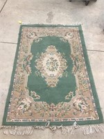 Nice wool area rug. Made in India. 50 x 75