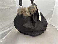 Leather/Fur Handbag