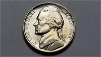 1945 P Jefferson Silver War Nickel Uncirculated