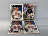 Lot of Mike Mussina Rookie Baseball Cards