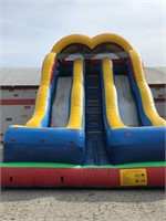 Large Inflatable Double Slide: No Blowers