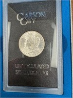 1883 Uncirculated Morgan Carson City Dollar