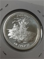 One Troy Ounce Silver Round