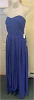 Royal Blue Poly USA Dress 7156 Sz L