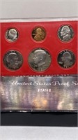 1981 P/D US Mint Proof Sets