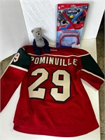 Minnesota Wild Pominville jersey, Aikman beanie