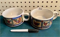 2 SOUP MUGS