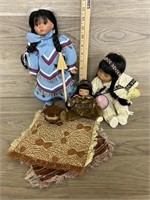 (3) Indian Doll Lot