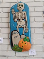 Vintage Halloween Skeleton Decoration - 24"
