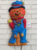 Vintage Halloween Scarecrow Decoration - 24"