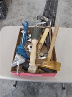 ssortment of hand tools - Hammers, hand saws