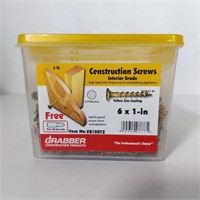 6 X 1 CONSRUCTION SCREWS