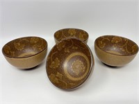 Asian Pottery Bowl Set