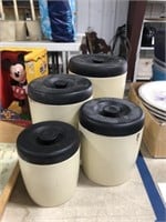 4 PC CANISTER SET