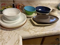 Correll Dinner ware, misc serving dishes