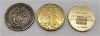 USMC Toys For Tots Coin & 2 Angel Tokens