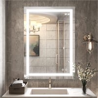 TETOTE LED Wall Mirror  28x20  Touch Dimmable