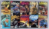 10 Issues Isaac Asimov Science Fiction Magazine